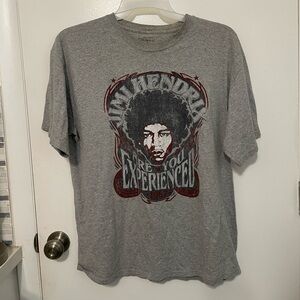 Jimi Hendrix 1967 “ARE YOU EXPERIENCED” gray distressed look t shirt
XL